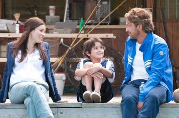 Jessica Biel with Gerard Butler