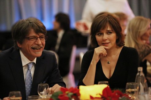 Fabrizio Bentivoglio with Valeria Golino, Il Capitale Umano