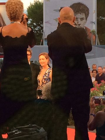 Cristiana Capotondi on the red carpet.