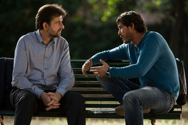 With Nanni Moretti in Caos Calmo