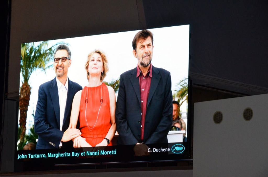 The cast of Mia Madre at Cannes, thanks to our friend Gilles Vauclair, who is there.