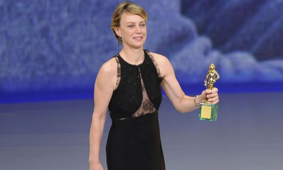 Margherita Buy with her 2015 David 