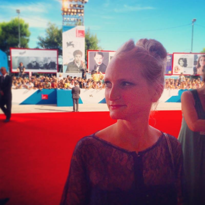 Lauren on the red carpet at the Venice Film Festival.