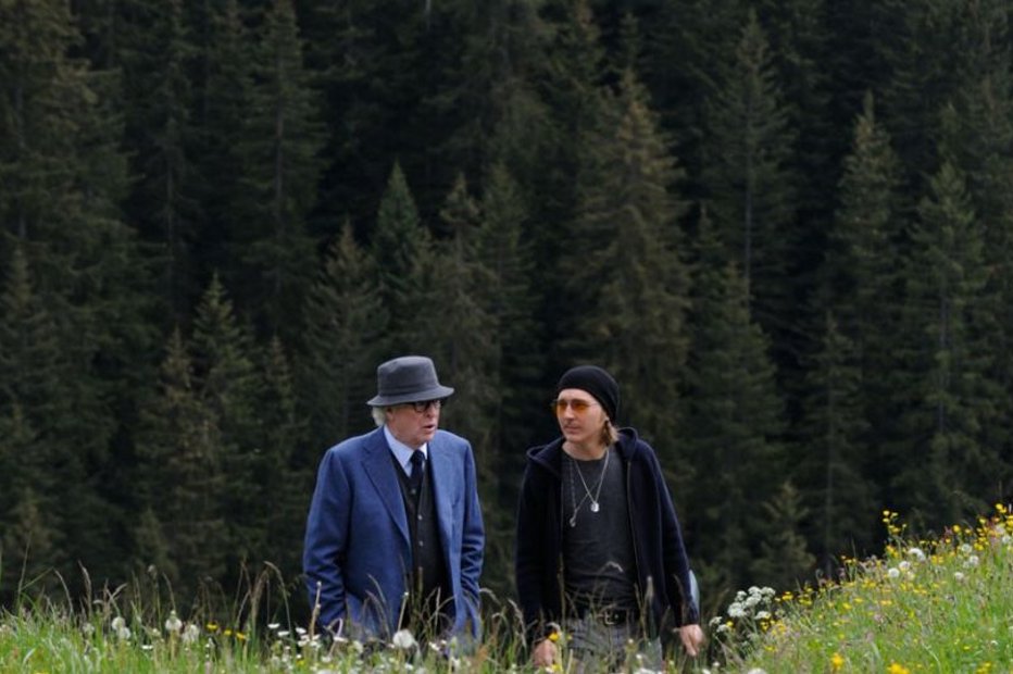 Paul Dano with Michael Caine