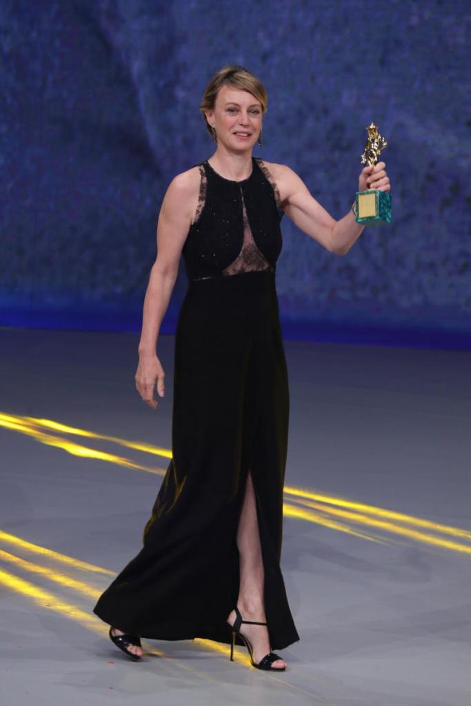 Margherita Buy's Best Actress acceptance speech? "Grazie."