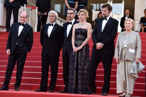Lazzarini at the Cannes Film Festival premiere of Mia Madre.