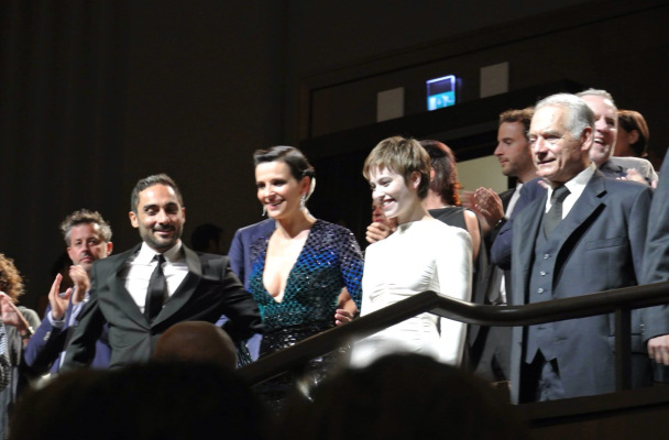 Piero Messina and his cast at L’Attesa Venice Film Festival premier.
