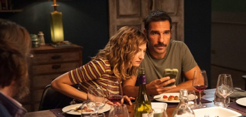 Alba Rohrwacher and Edoardo Leo in Perfetti Sconosciuti